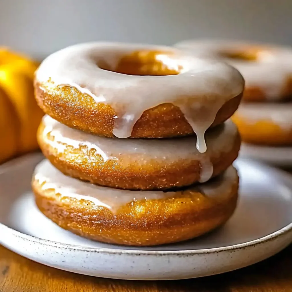 Delicious Baked Pumpkin Donuts with Brown Sugar Glaze Recipe