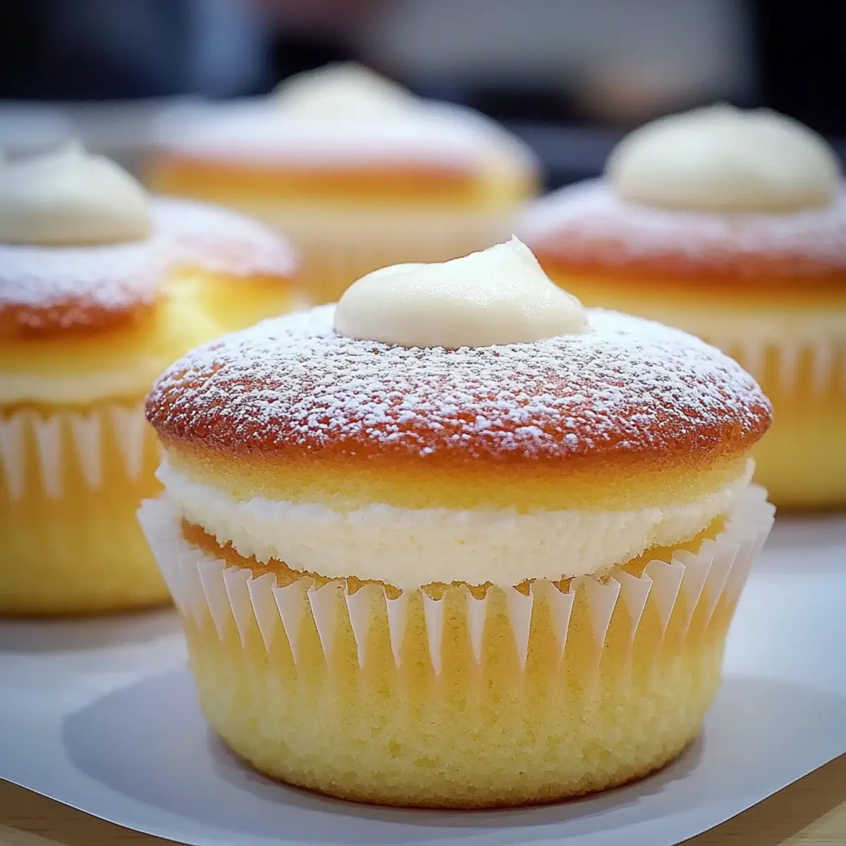 Japanese Cheesecake Cupcakes