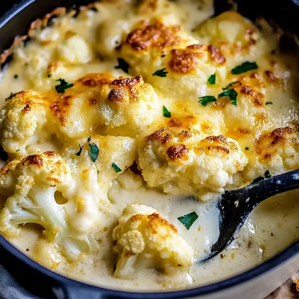 Deliciously Creamy Cheesy Cauliflower Bake Recipe for Comfort Food
