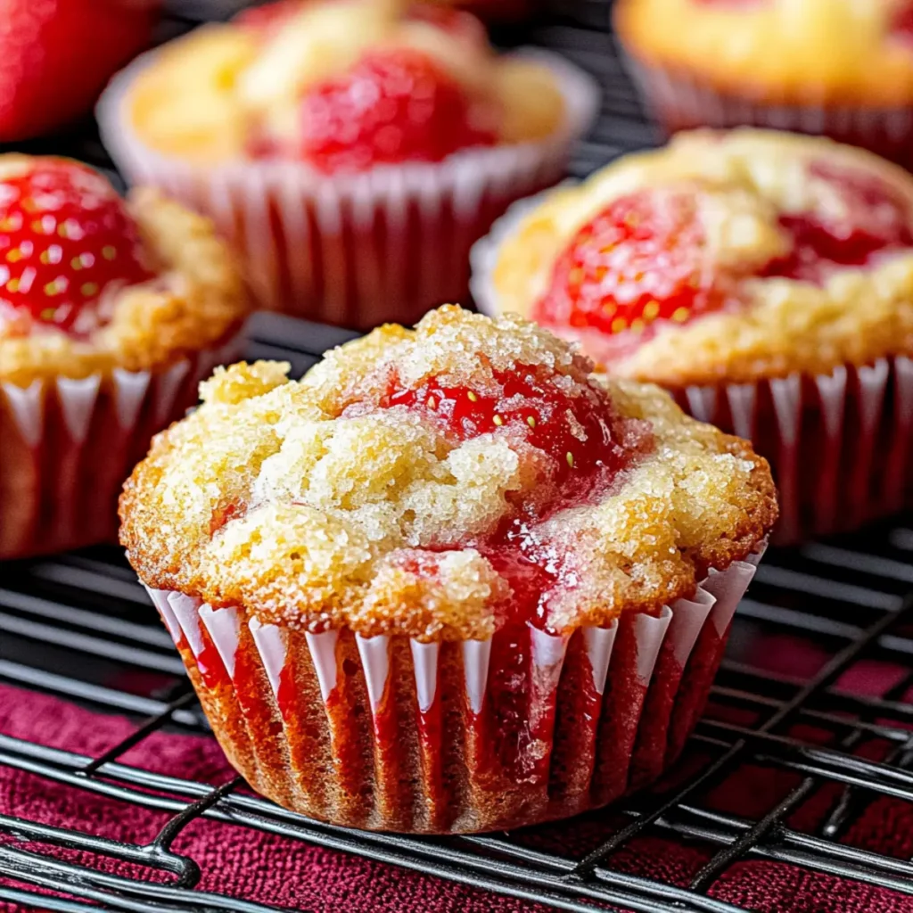 Homemade Strawberry Muffins
