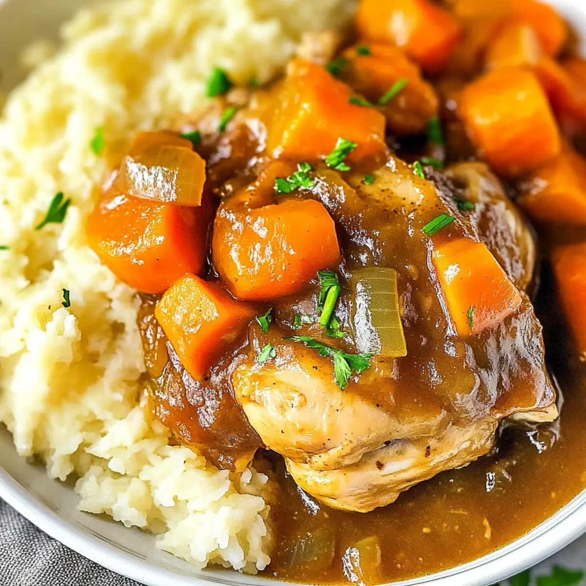 Easy Crockpot Chicken Thigh Pot Roast