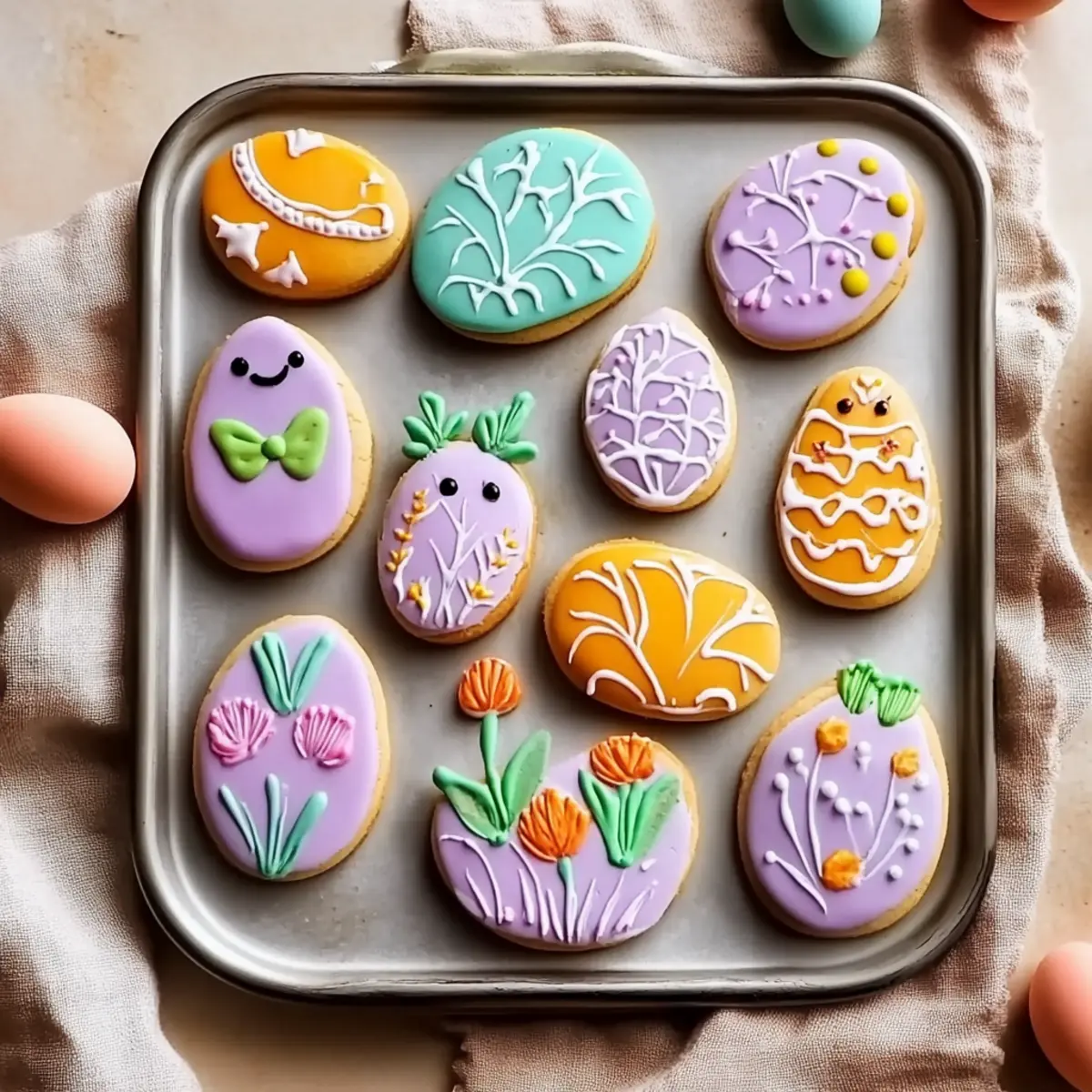 Fun and Easy Hand Painted Cookies for Your Easter Table Recipe