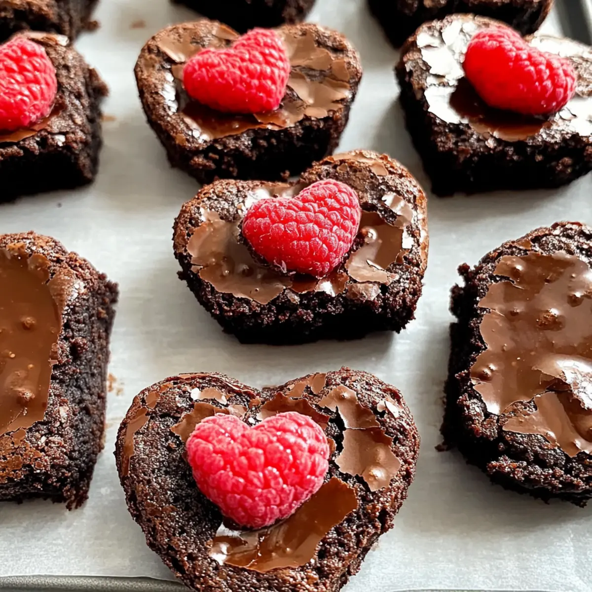 Heart-Shaped Brownies