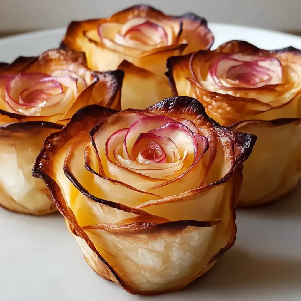 Deliciously Elegant Apple Roses Recipe with Puff Pastry