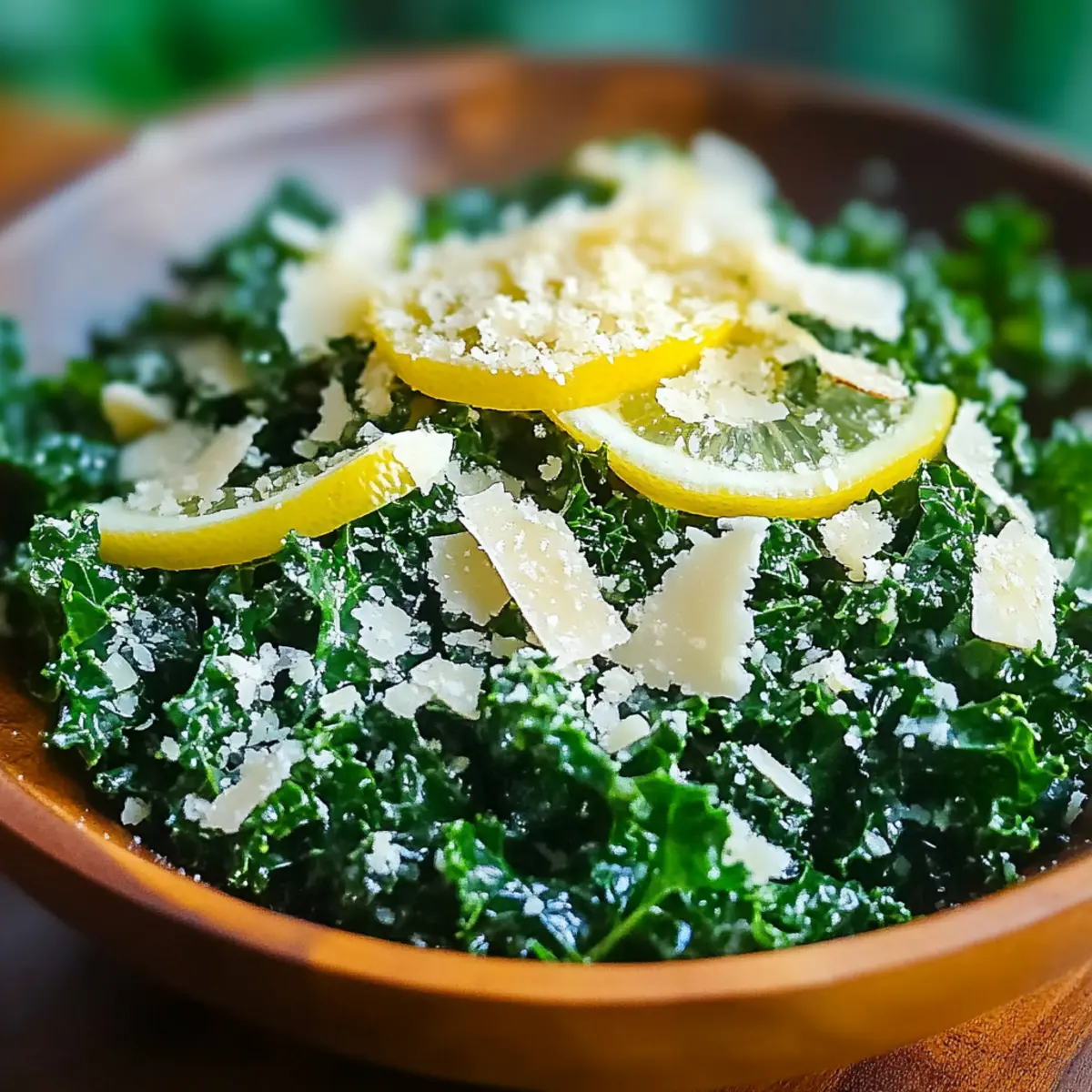 Lemon Parmesan Kale Salad