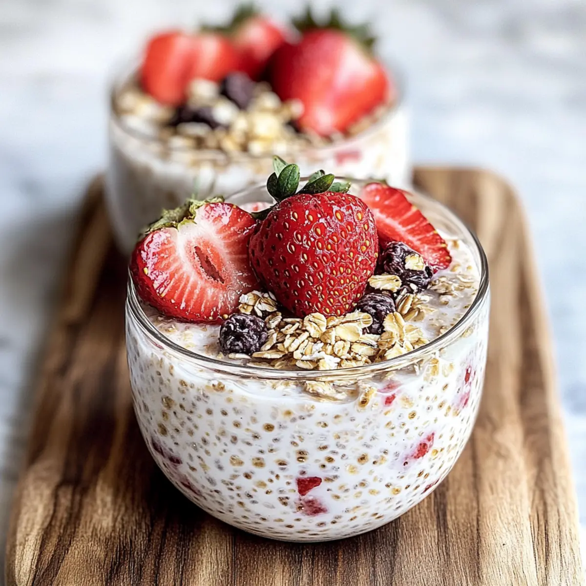 Strawberry Overnight Oats