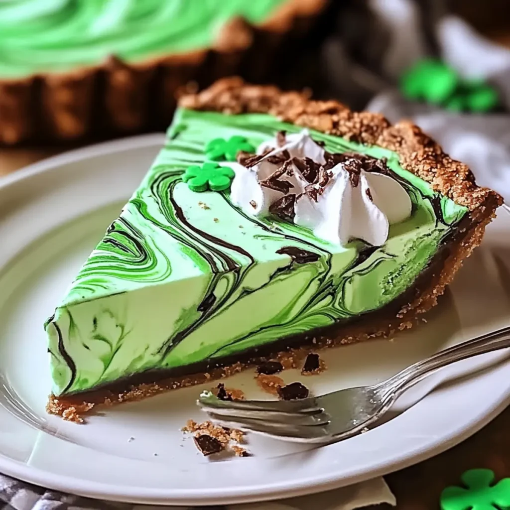 Shamrock Swirl Pie