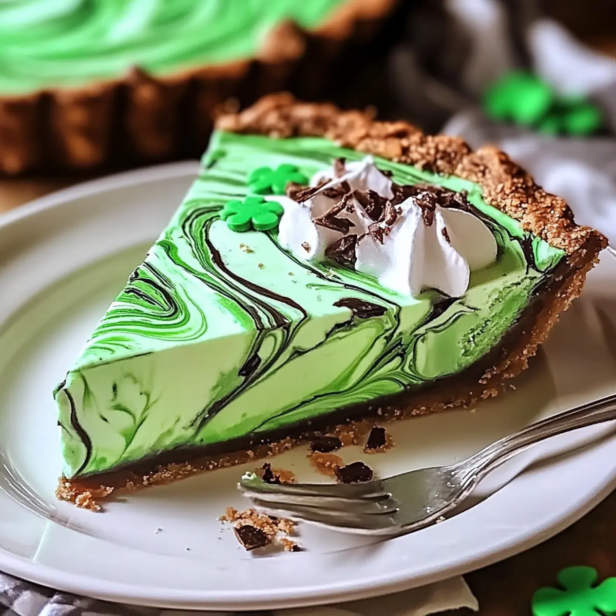 Shamrock Swirl Pie