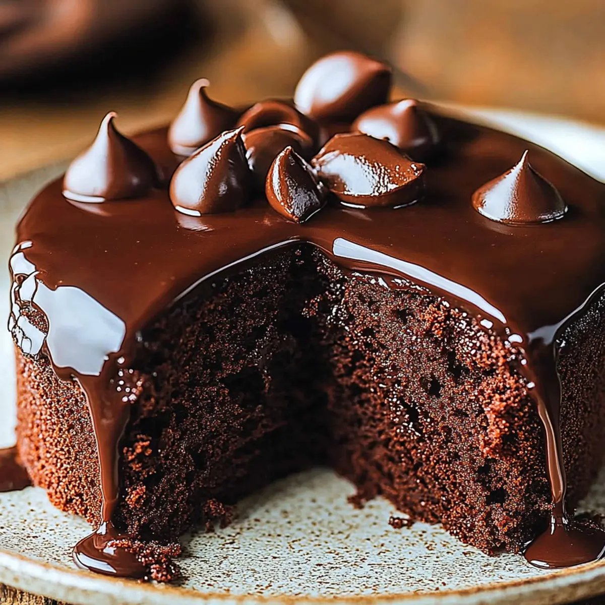VALENTINE’S DAY Chocolate Ganache Cake