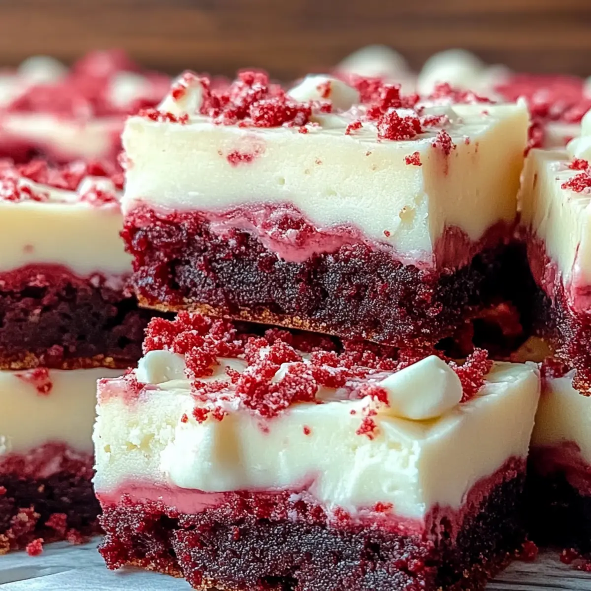Red Velvet Cookie Bars