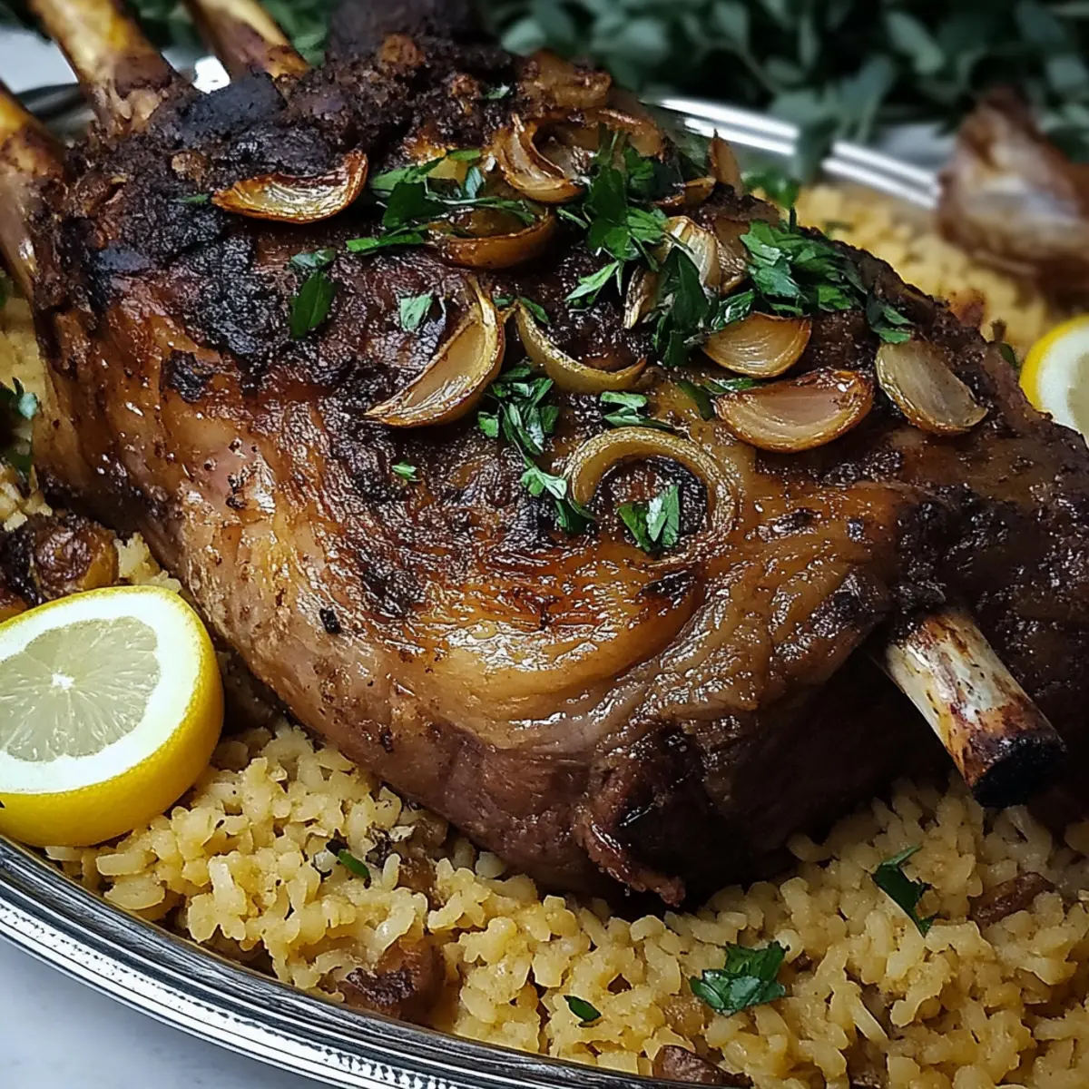 Roasted Lamb Shoulder Mandi