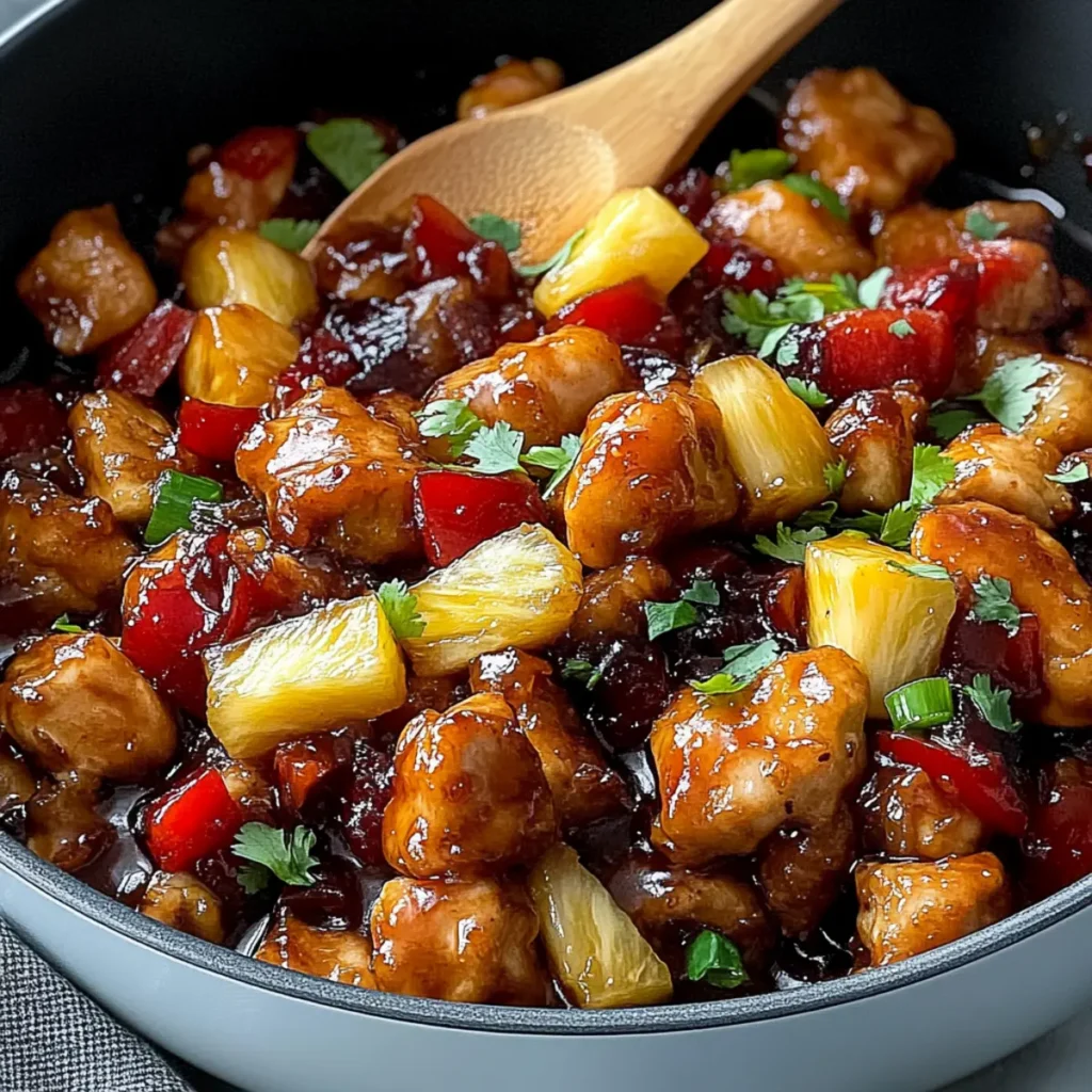 Sticky Pineapple Chicken