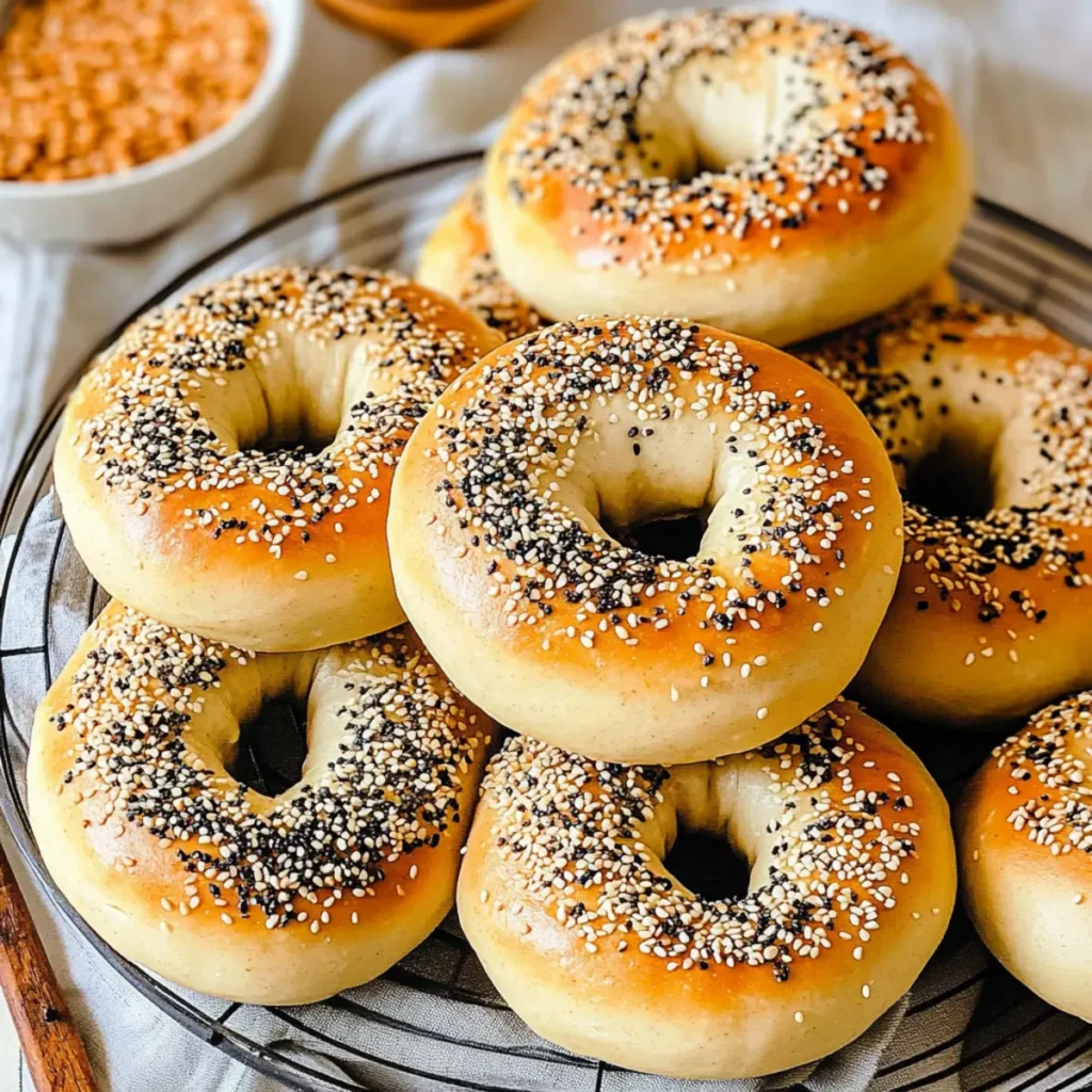 Easy High Protein Bagels (Only 5 Ingredients)