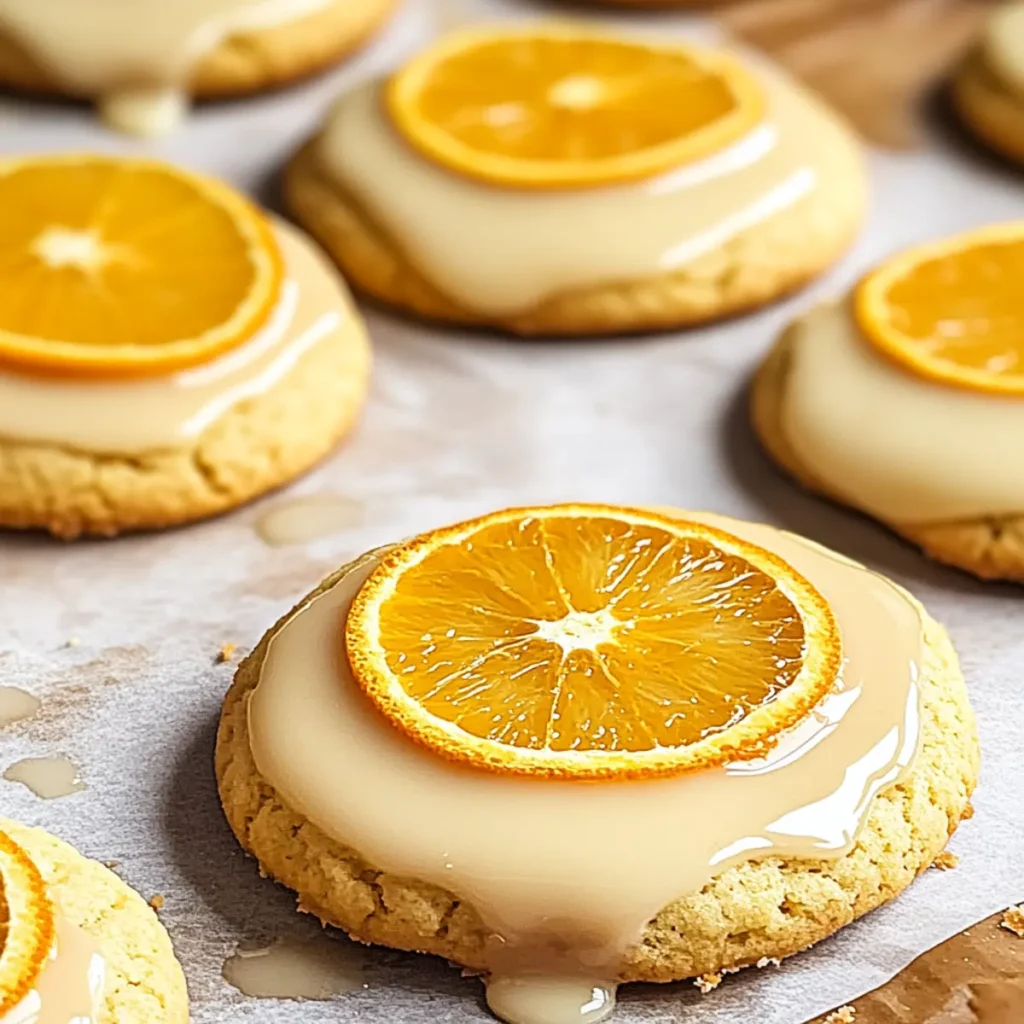 Orange Cookies (Glazed)