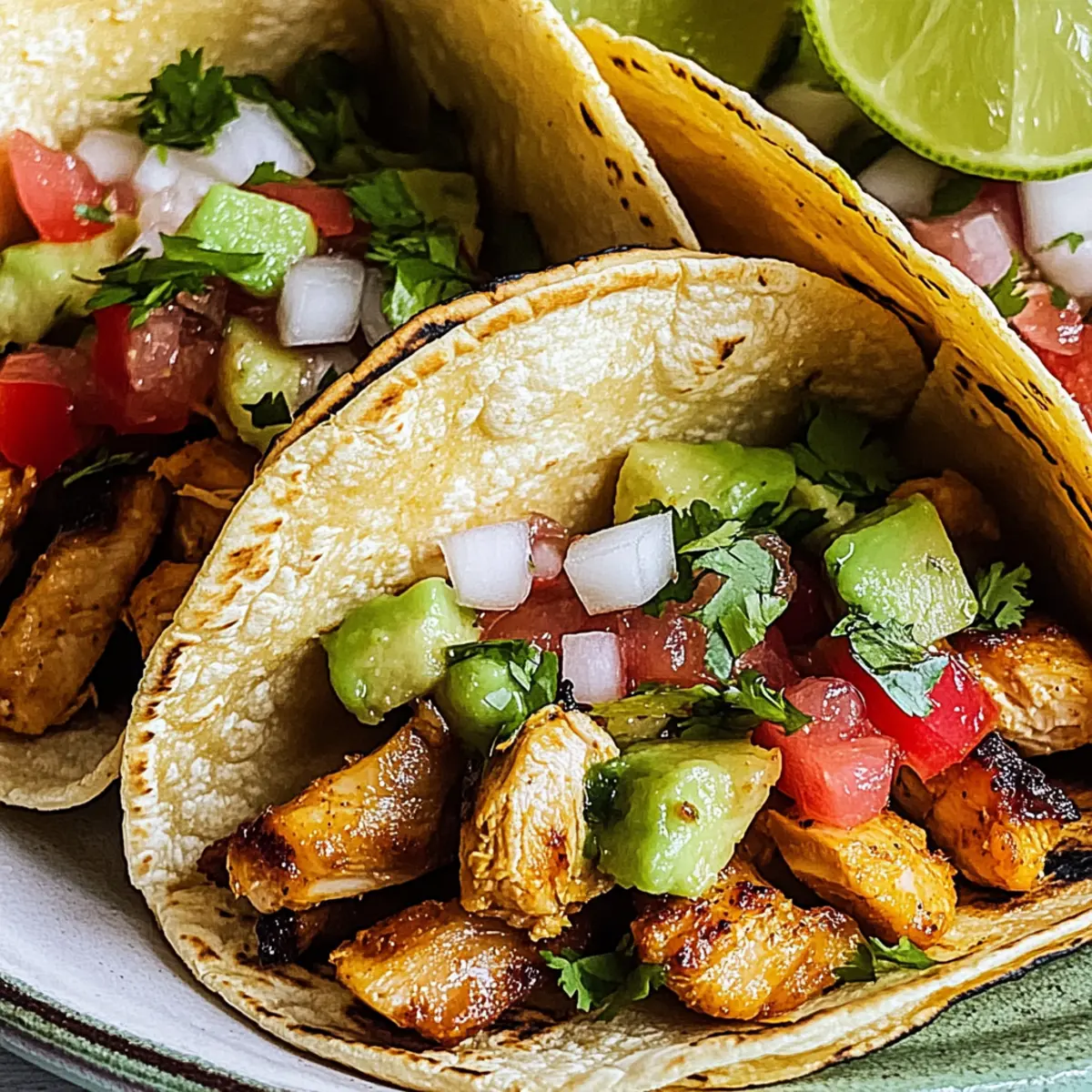 SUPER BOWL Chicken Tacos