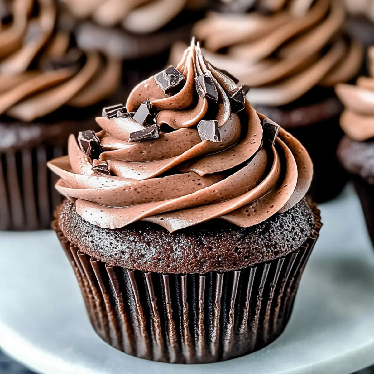 VALENTINE'S DAY Vegan Chocolate Cupcakes (Dairy-Free Dessert)
