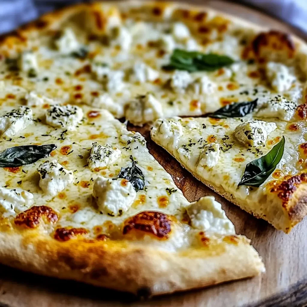3-Cheese White Pizza