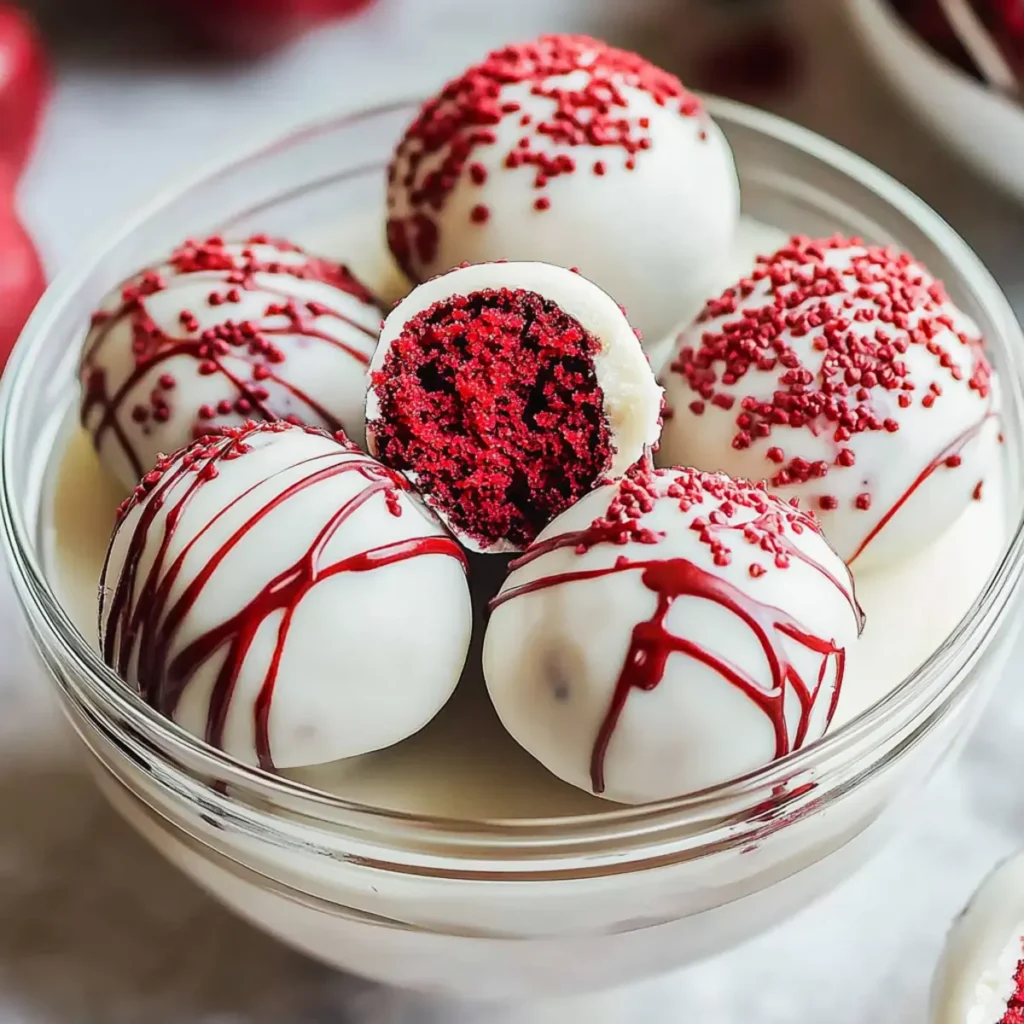 Red Velvet Cake Truffles