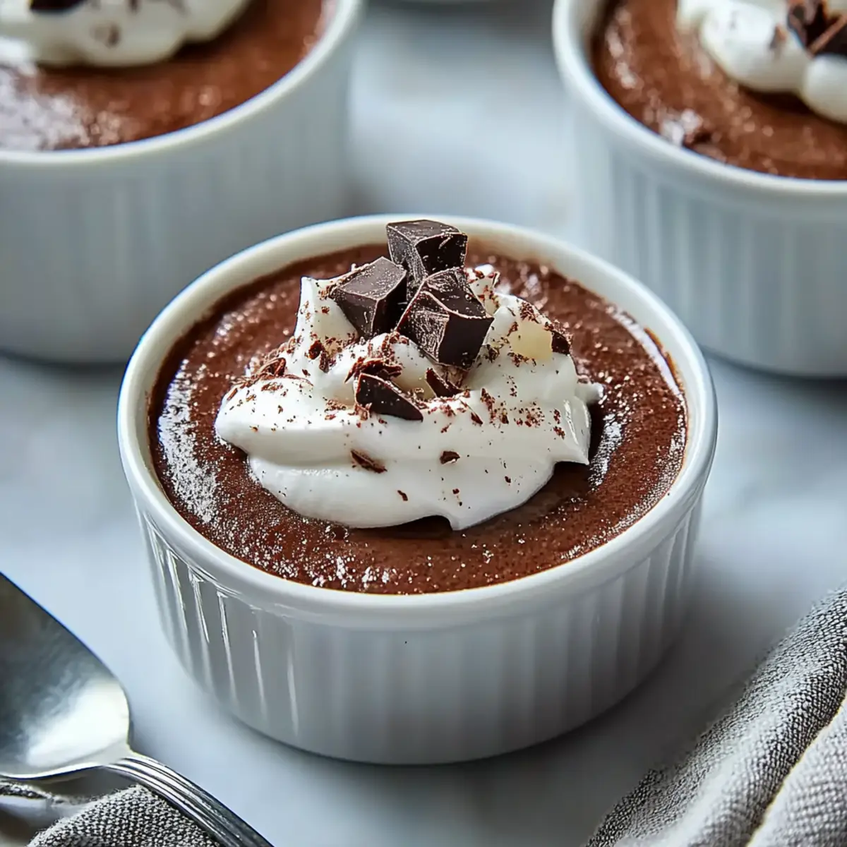 Decadent Chocolate Cream Pots
