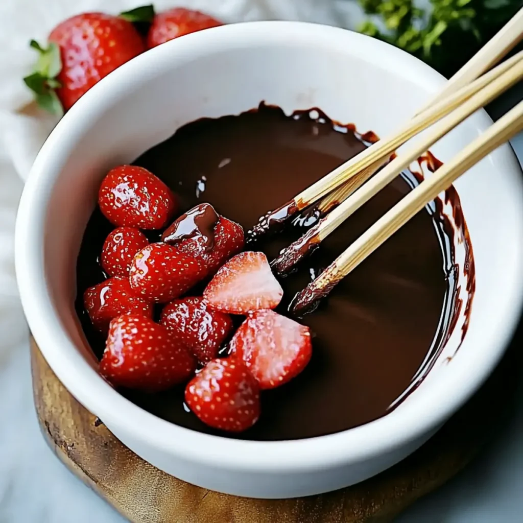 Quick & Easy Chocolate Fondue