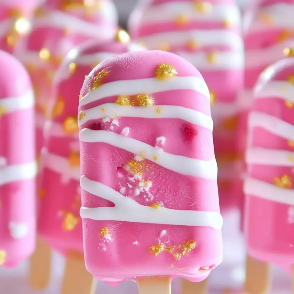 Delicious Strawberry Party Cakesicles