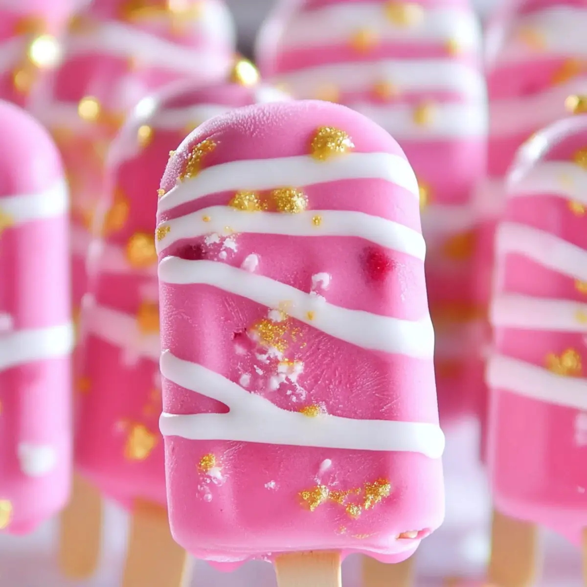 Delicious Strawberry Party Cakesicles
