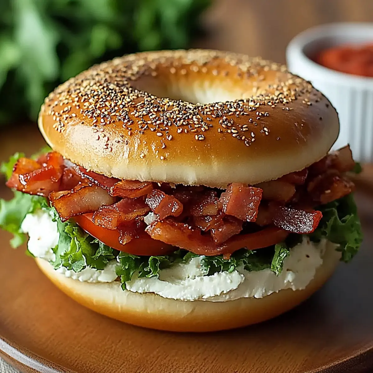California BLT Chopped Bagel