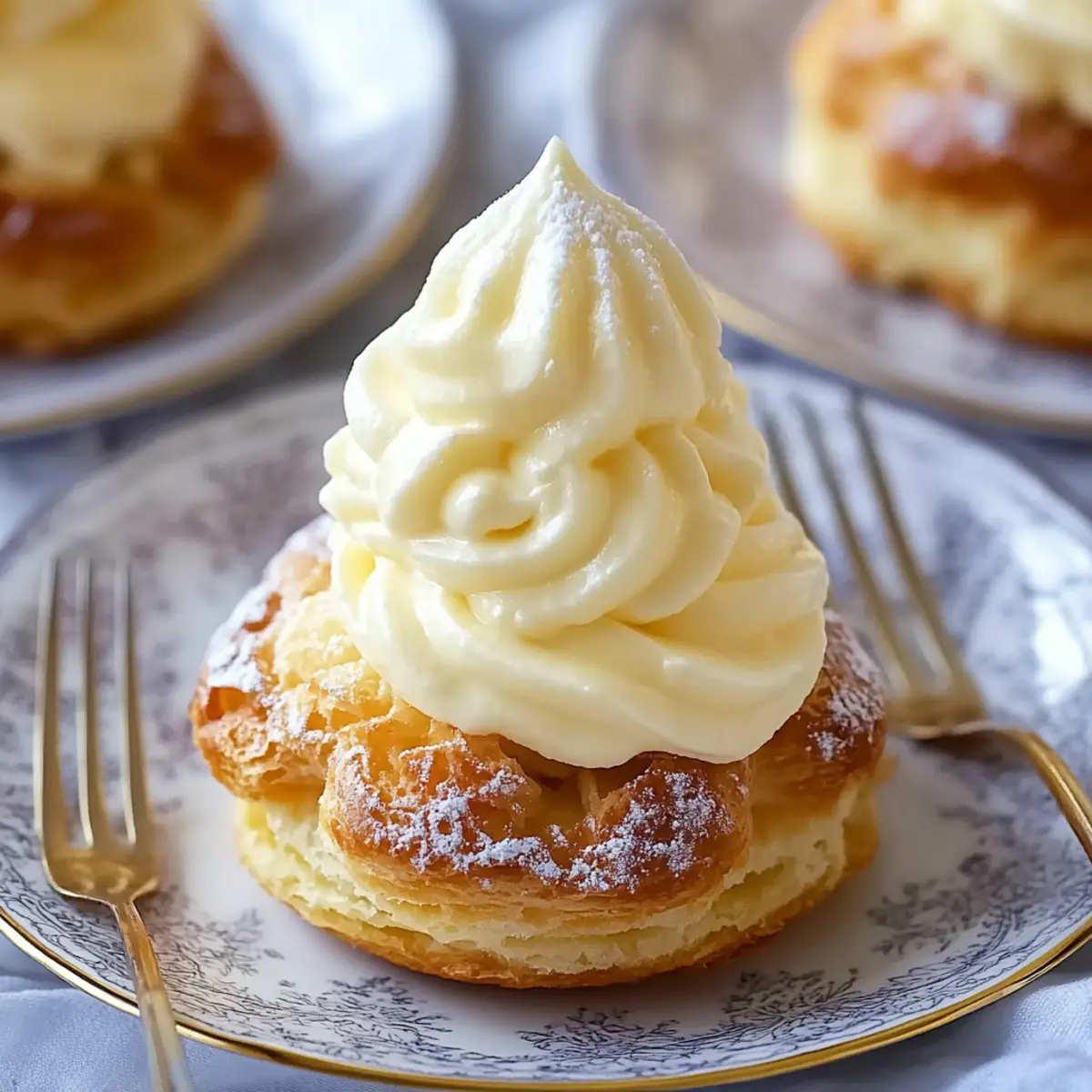 Cream Puffs with Vanilla Pastry Cream