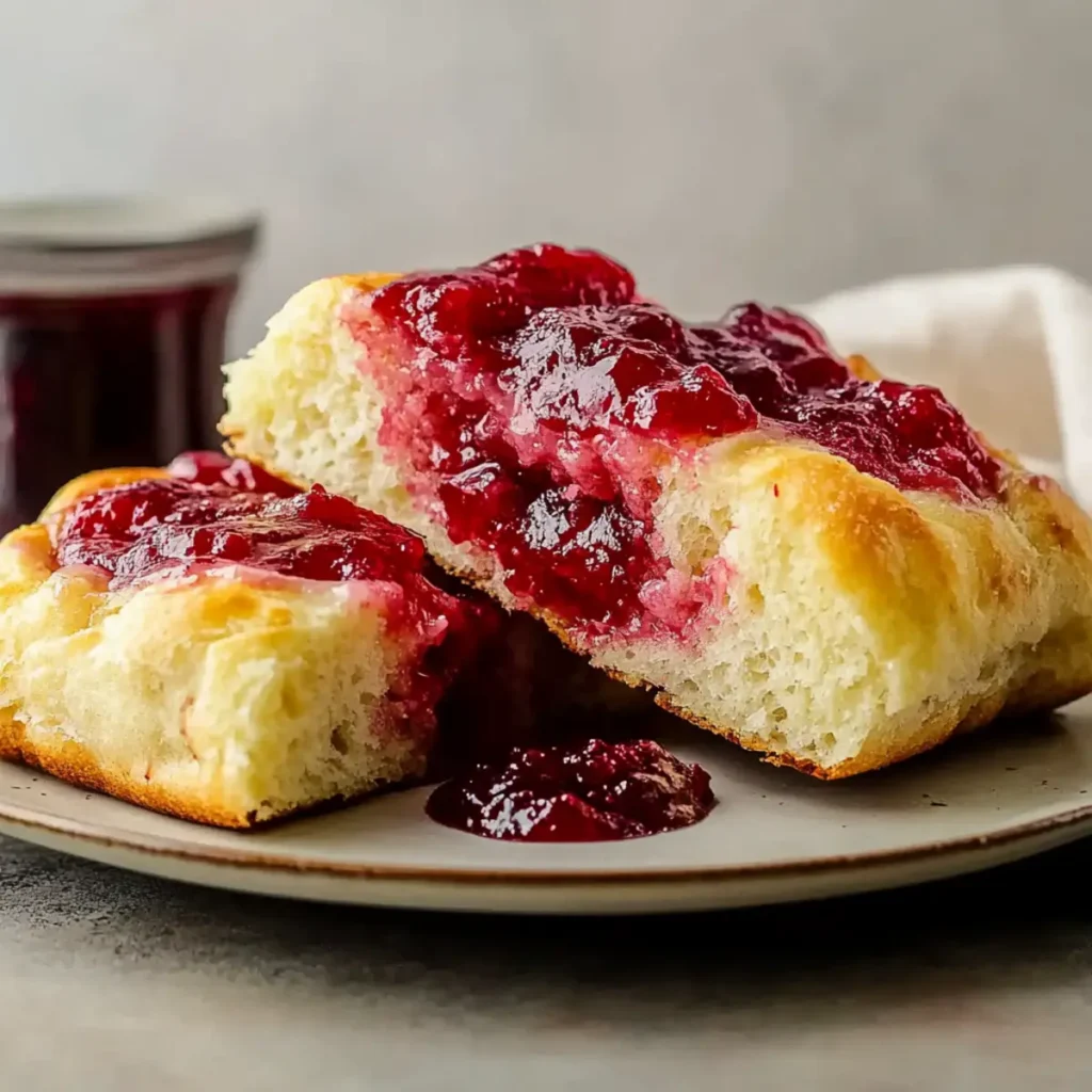 Jam Donut Focaccia Recipe: Sweet Raspberry Treats for Everyone