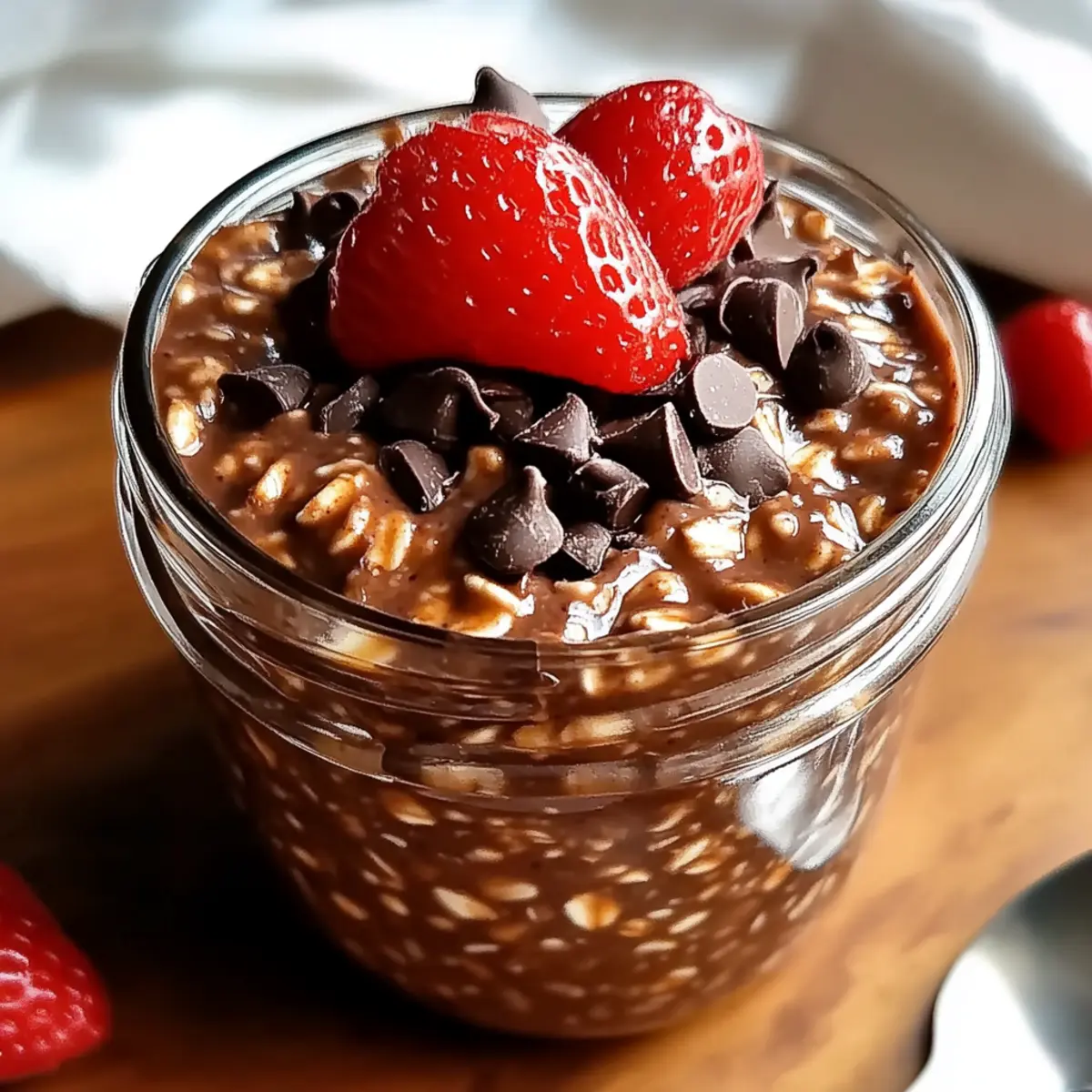 Best Healthy Brownie Batter Overnight Oats
