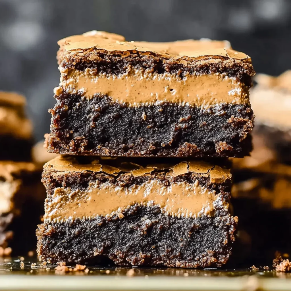 Biscoff Stuffed Brownies