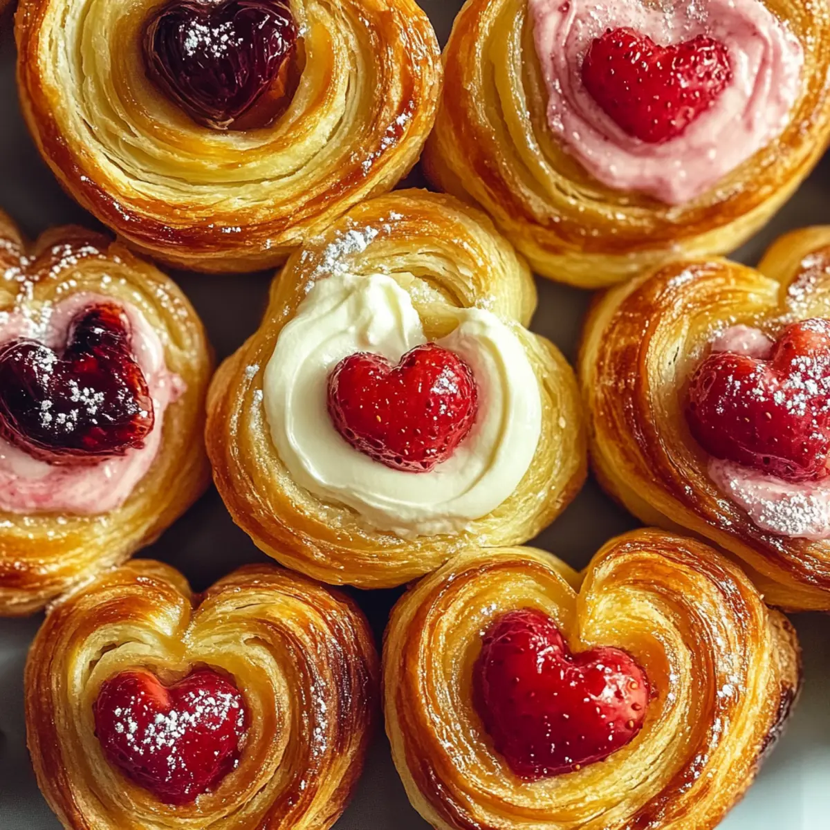 Delightful Strawberry Palmiers for Your Valentine & Galentine Party