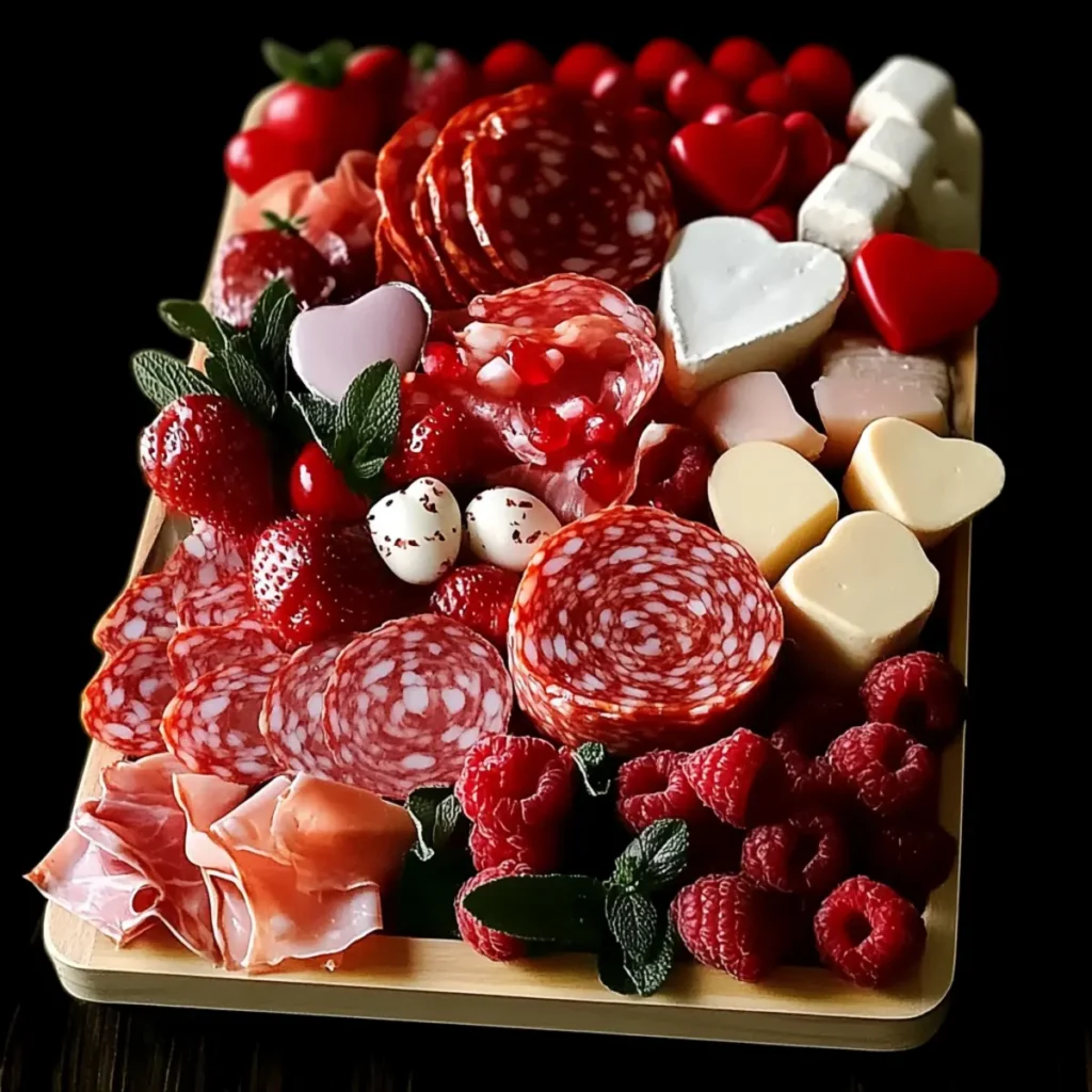 Mini Valentine Charcuterie Board Recipe for a Romantic Snack