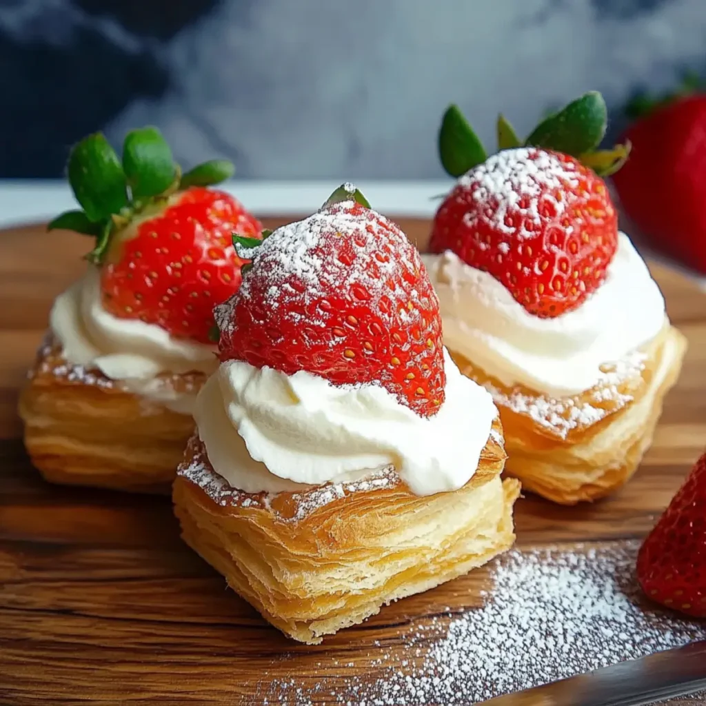 Strawberry Cream Puffs