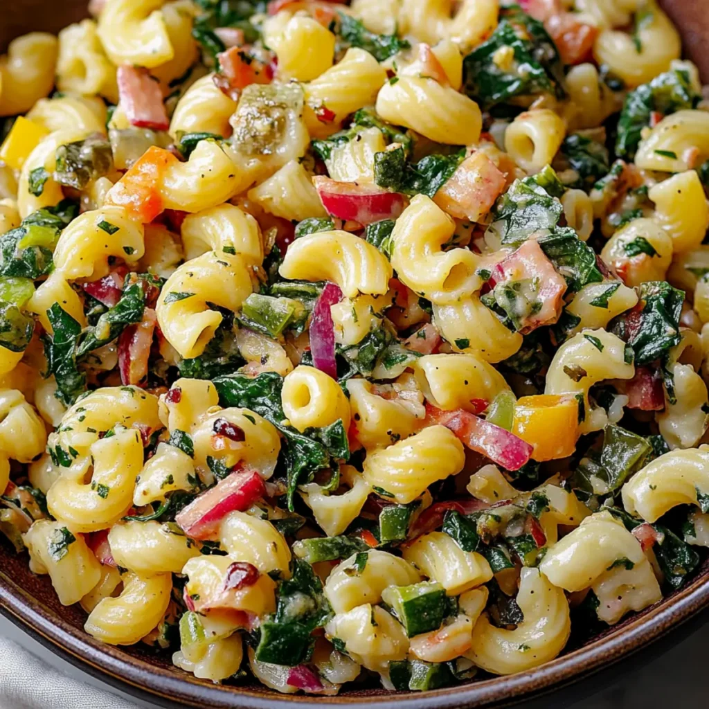 Chard Tiny Pasta Salad