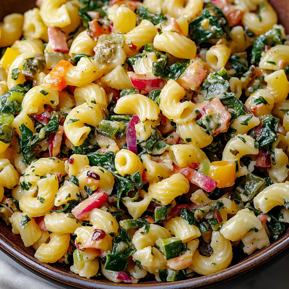 Chard Tiny Pasta Salad