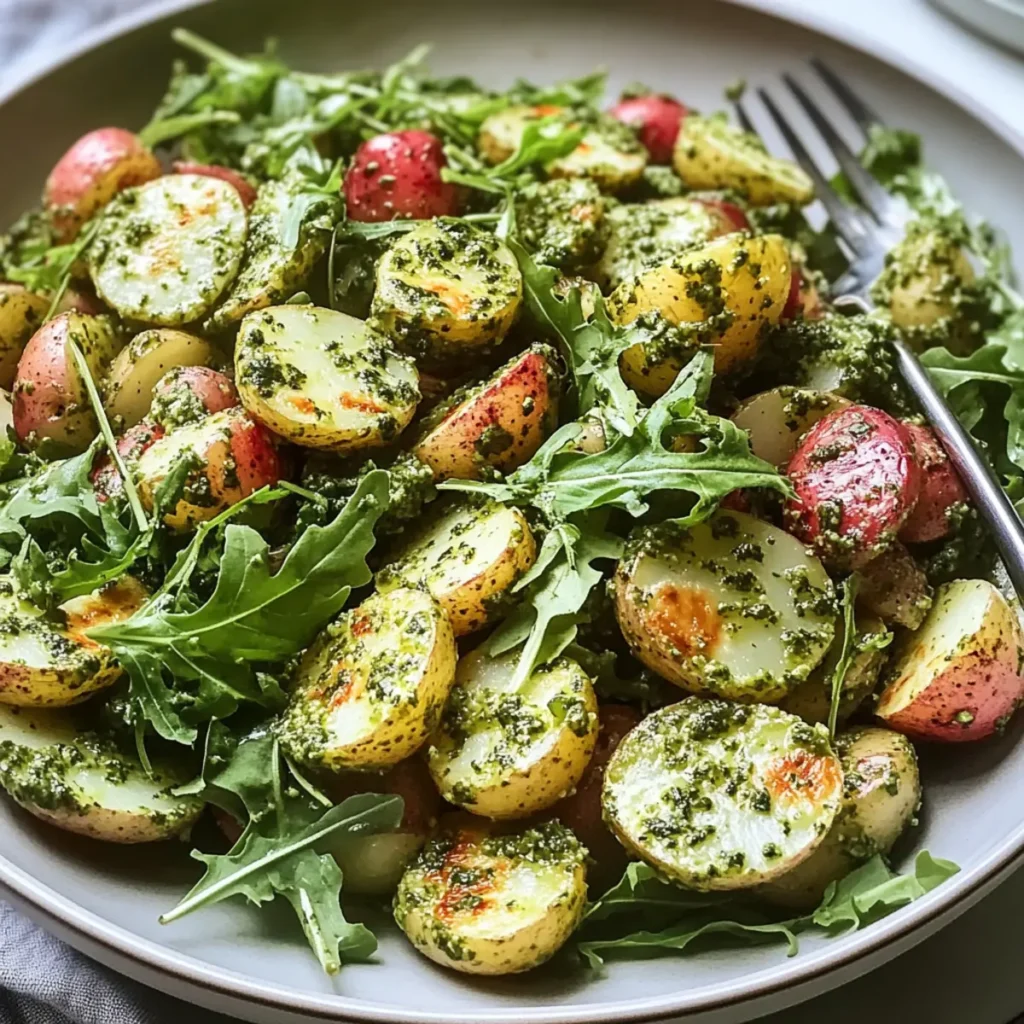 Arugula Pesto Potato Salad