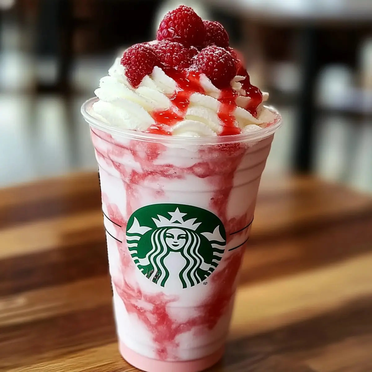 Starbucks Strawberries and Cream Frappuccino