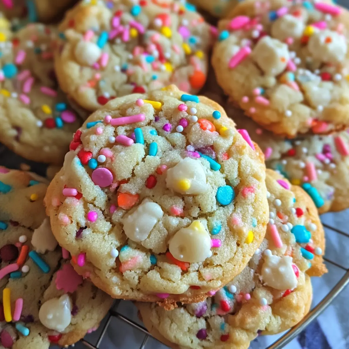 Levain-Style Circus Animal Sprinkle Cookies