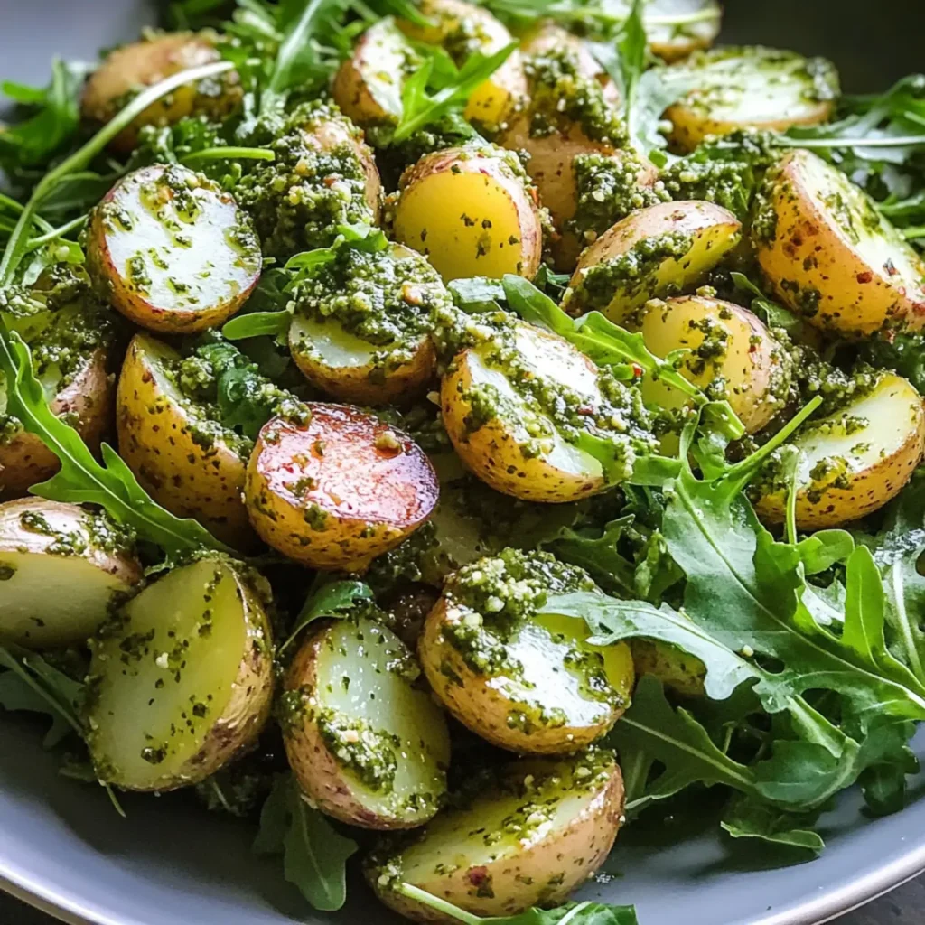 Arugula Pesto Potato Salad
