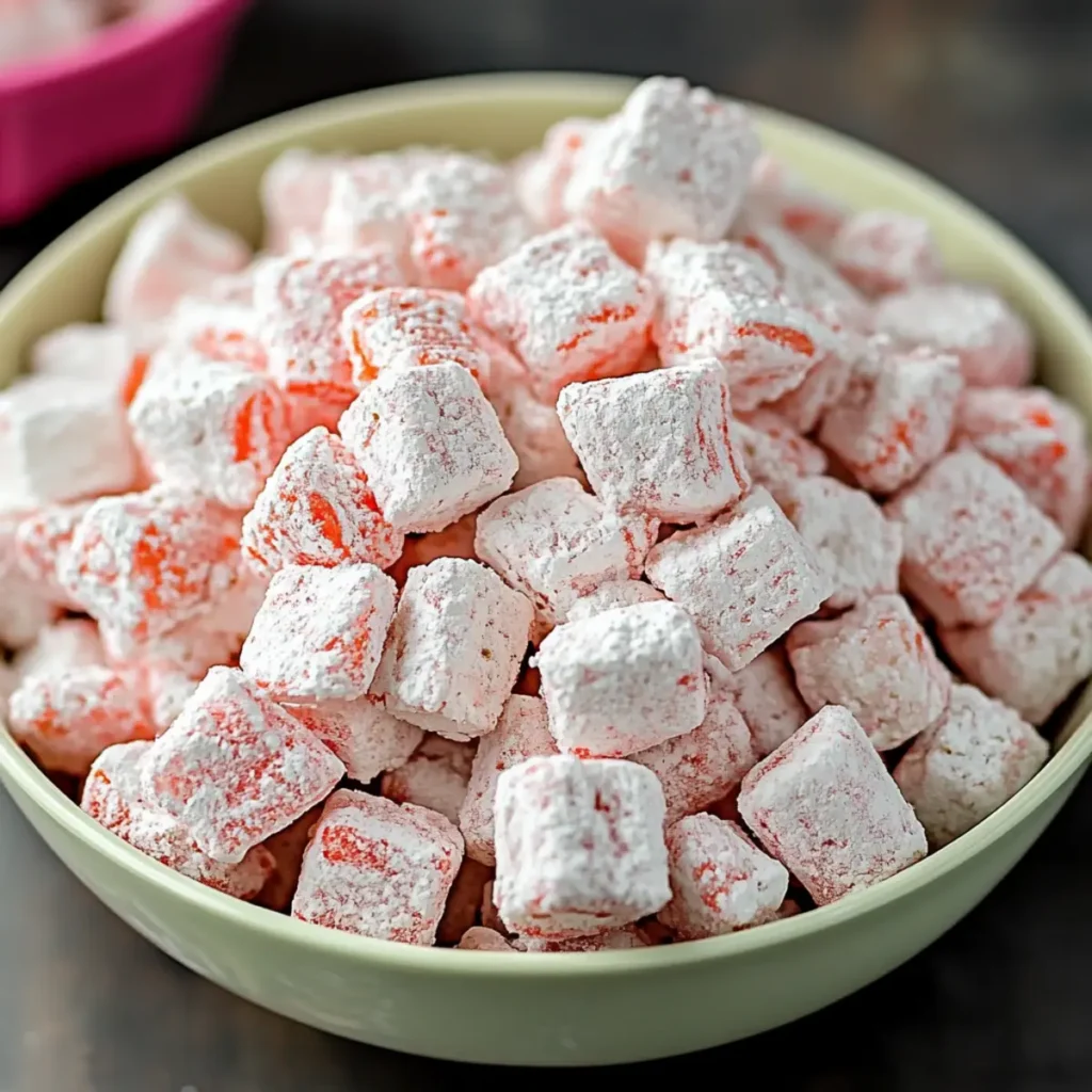 Strawberry Shortcake Puppy Chow