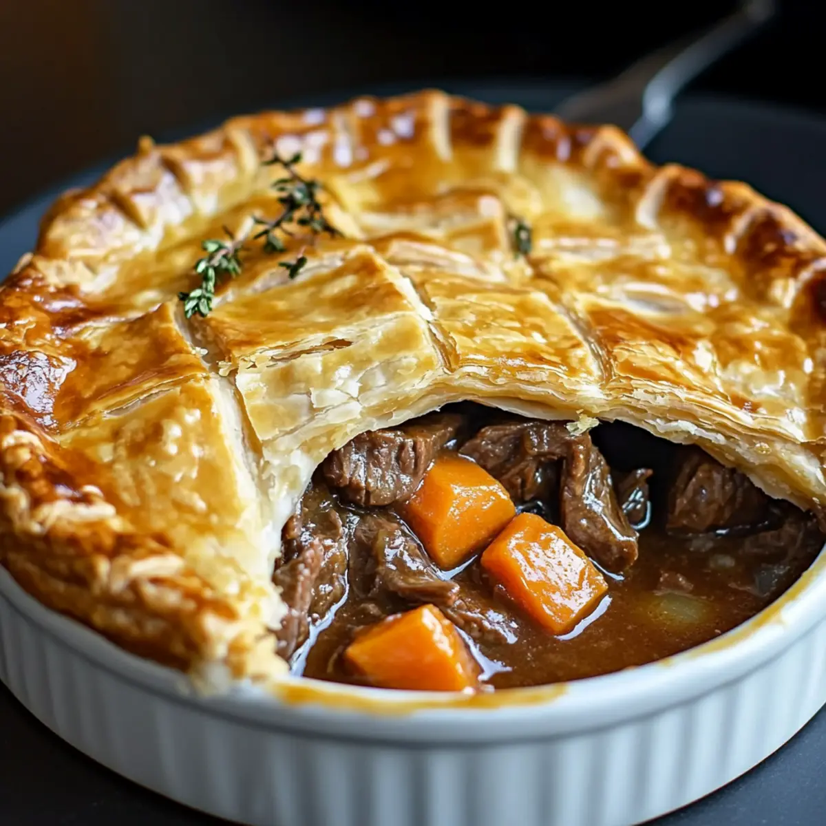 Stout Braised Beef Pot Pie