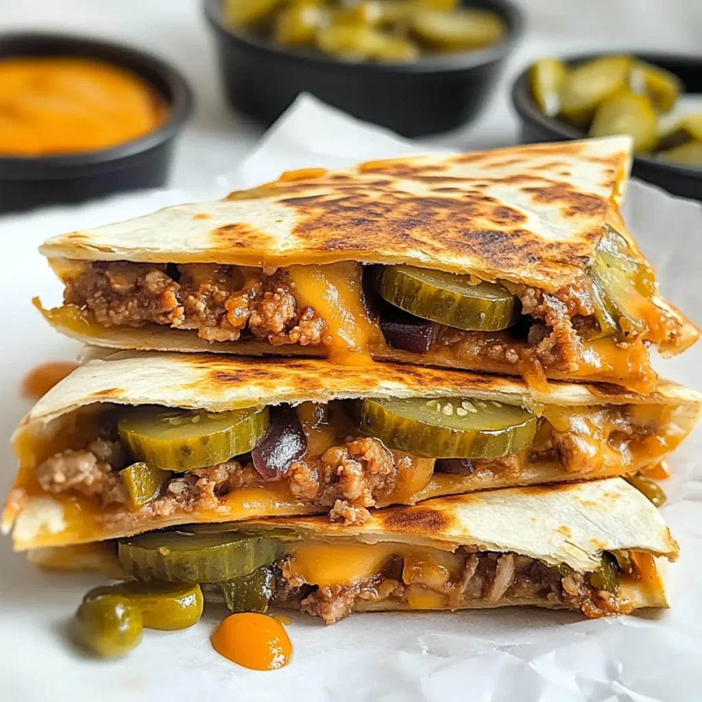 Pickle Quesadilla