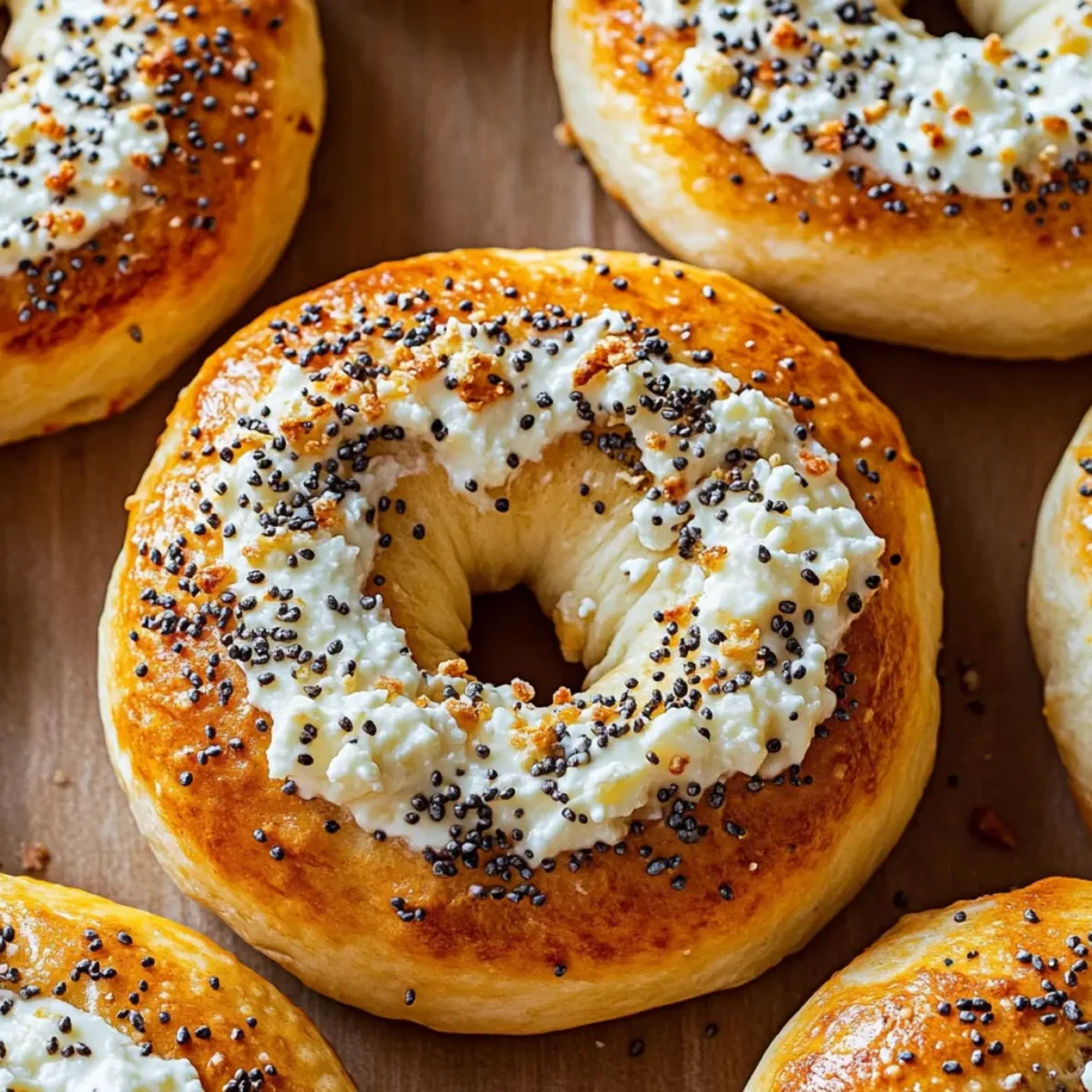 Cottage Cheese Protein Bagels